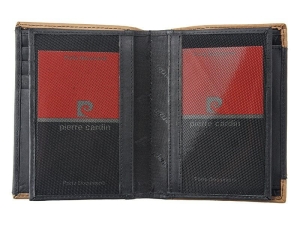 Pierre Cardin Tilak 13  331A skórzany pionowy męski portfel