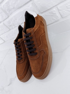 Buty męskie sneakersy camel Stylovy 4244