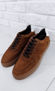 Buty męskie sneakersy camel Stylovy 4244