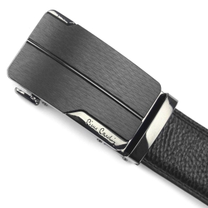 Pierre Cardin 547 HY08 czarny pasek męski klamra automatyczna