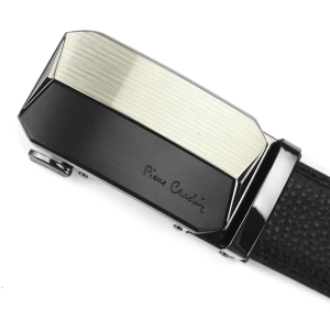 Pierre Cardin 550 HY08 czarny skórzany pasek męski automatyczny