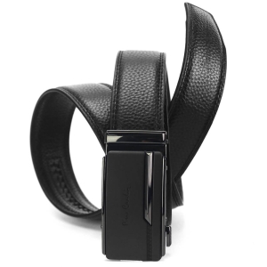 Pierre Cardin 553 HY08 pasek męski skórzany czarny automatyczny