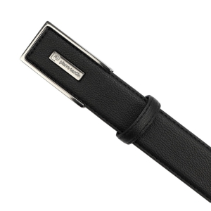 Czarny pasek męski skórzany Pierre Cardin 3353 GG15