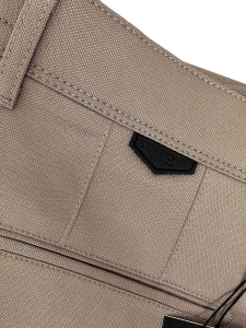 Beżowe spodnie materiałowe chinosy męskie slim fit Stylovy M-100 326