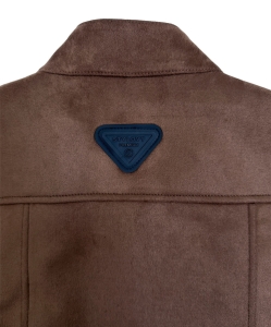 Kurtka biker zamszowa męska camel M-7196 Stylovy