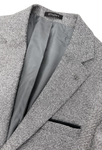 Szara elegancka marynarka męska Stylovy