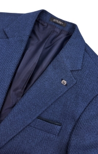 Granatowa elegancka marynarka męska Stylovy