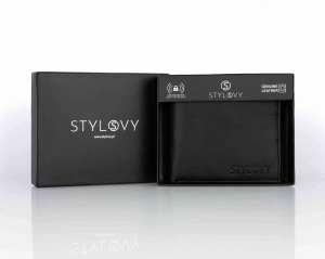 Portfel męski skórzany czarny rfid skóra naturalna 114