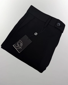Czarny garnitur męski slim fit 5643