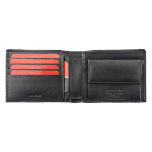 Pierre Cardin Tilak 40 8805 czarny poziomy skórzany portfel