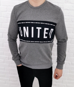 Szara bluza bez kaptura Tommy life united 70255