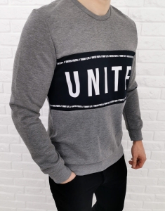Szara bluza bez kaptura Tommy life united 70255