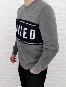 Szara bluza bez kaptura Tommy life united 70255