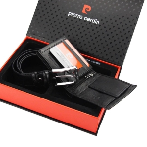 Zestaw na prezent pasek + portfel Pierre Cardin ZG-66 32477