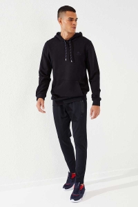 Ciemnogranatowa bluza męska kangurka kaptur Tommy Life 87872