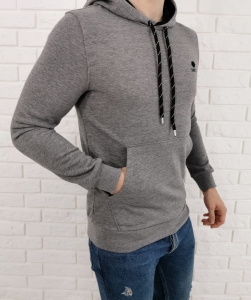 Szara bluza męska kangurka kaptur Tommy Life 87872