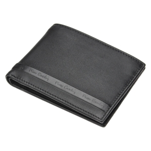 Portfel męski Pierre Cardin skórzany poziomy czarny Tilak36 8804