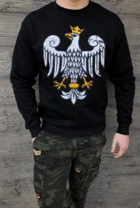 Czarna męska bluza z orłem