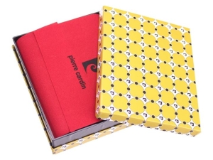 Pierre Cardin Tilak 25 326A nero męski pionowy skórzany czarny portfel