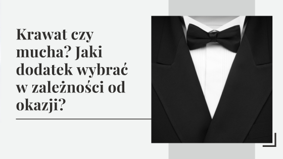 Krawat czy mucha? Jaki dodatek wybrać w zależności od okazji?