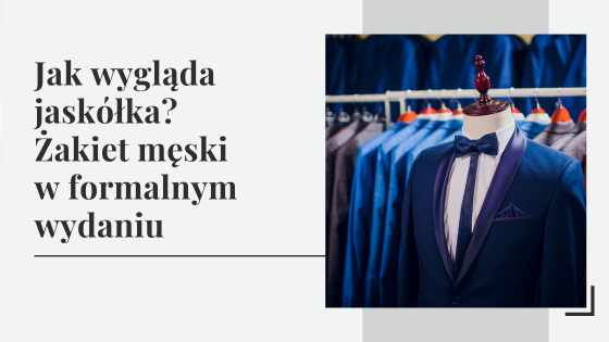 Jak wygląda jaskółka? Żakiet męski w formalnym wydaniu